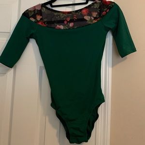 Green leotard